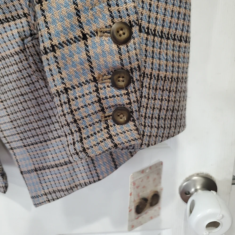 Free People Plaid Blazer NWT - Small - Picture 13 of 13